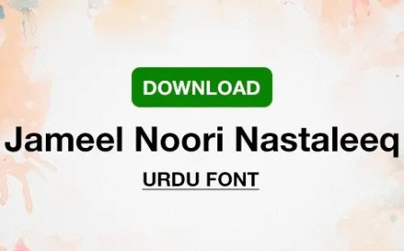 Discover the Beauty of Jameel Noori Fonts: A Must-Have for Urdu Typography