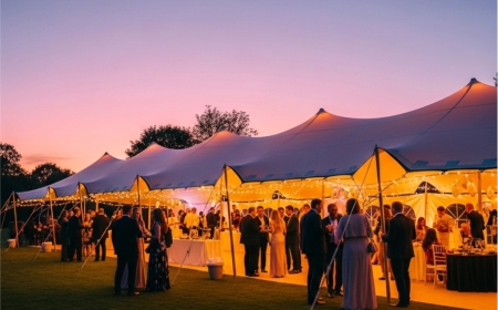 Corporate Marquee Hire Gloucestershire: Elegant Event Solutions by Stretched Marquees
