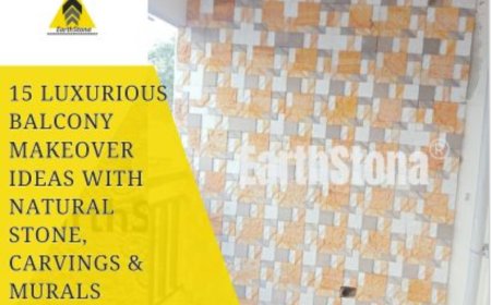 15 Luxurious Balcony Makeover Ideas with Natural Stone, Carvings & Murals