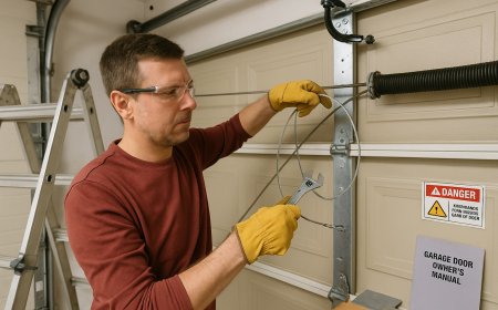 How to Perform Garage Door Cable Repair Safely at Home?