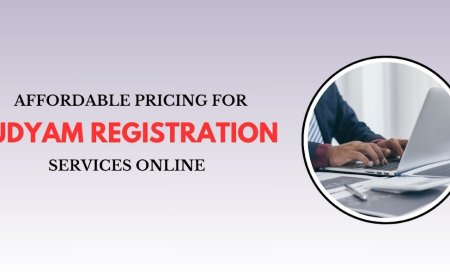Affordable Pricing for Udyam Registration Services Online