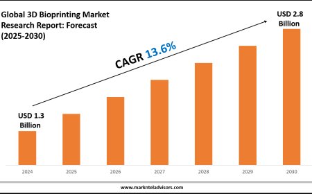 3D Bioprinting Market Report 2025–2030: Demand, Value & Share Outlook