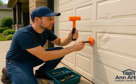 How Can Garage Door Dents Repair Improve Curb Appeal in Ann Arbor?