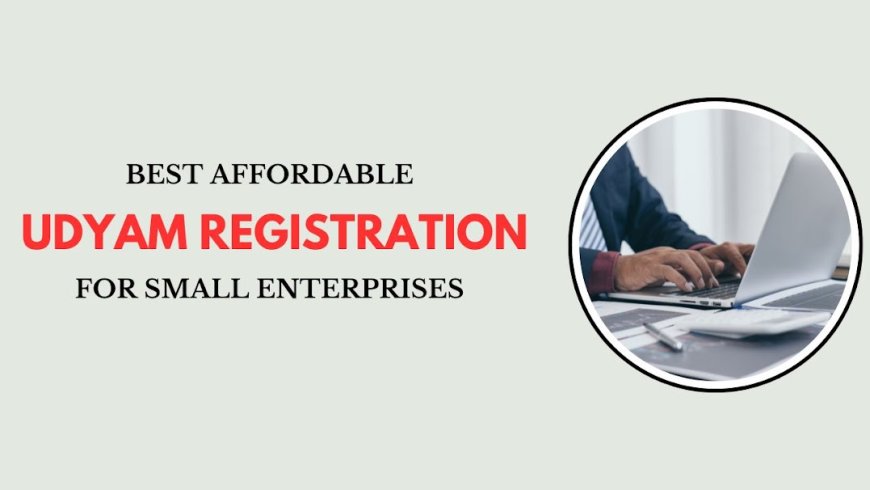 Best Affordable Udyam Registration for Small Enterprises 