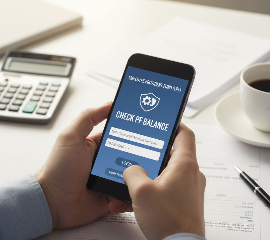 how to check pf balance