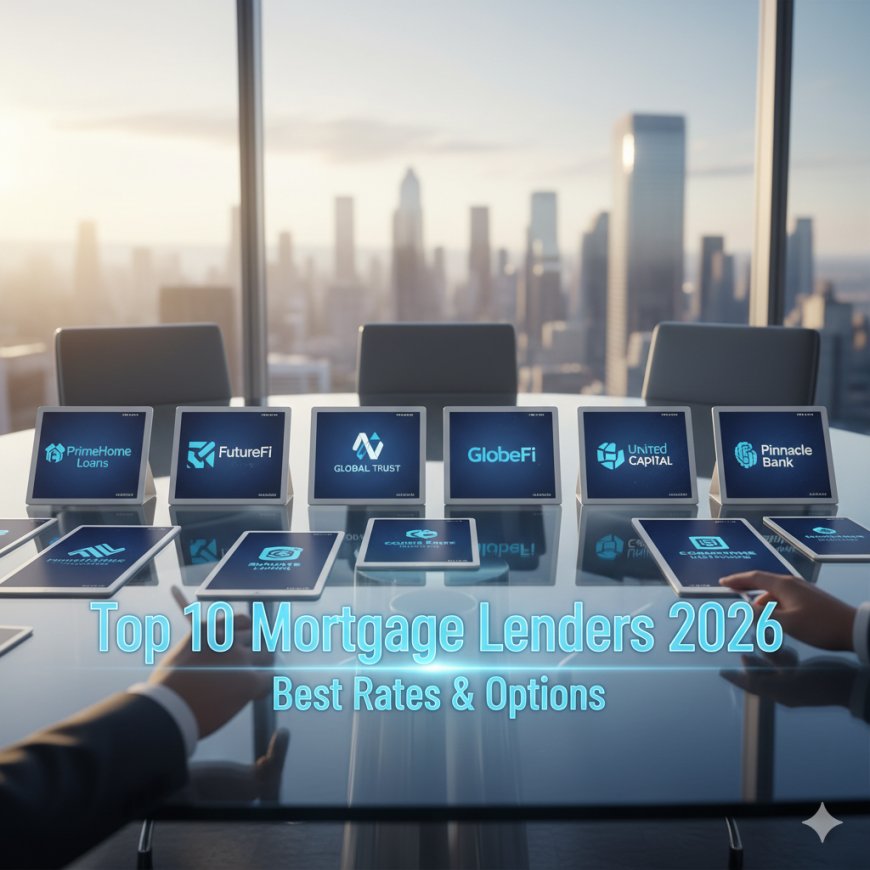 Top 10 Mortgage Lenders 2026: Best Rates & Options